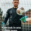 Met Fingersave | Keepershandschoenen Voor Kinderen^T1TAN Rebel 2.0 Sky Blue Junior Pro (FP)
