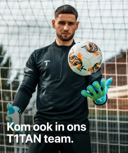 Met Fingersave | Keepershandschoenen Voor Kinderen^T1TAN Rebel 2.0 Sky Blue Junior Pro (FP)